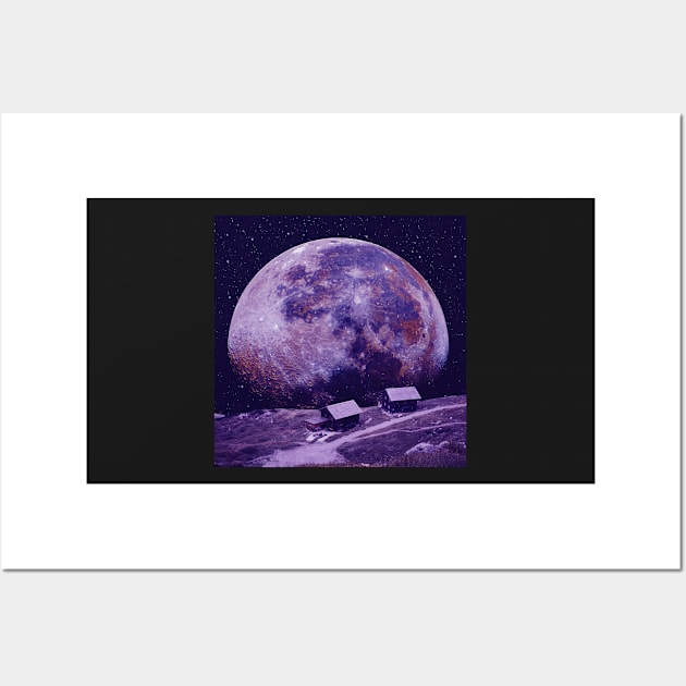 Full Moon Vibes Wall Art by RiddhiShah